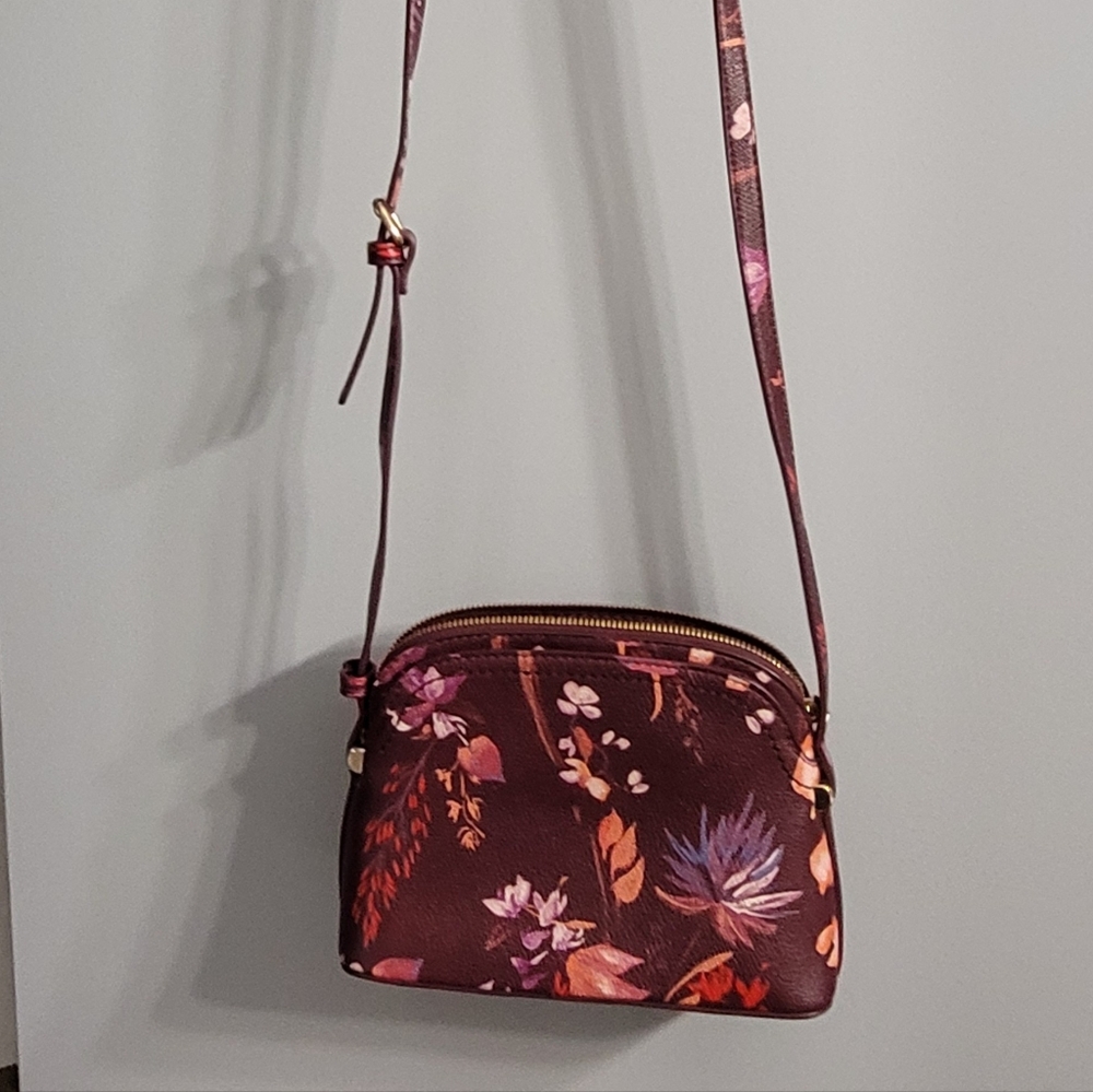 A New Day Purple Crossbody Bag with Adjustable Strap